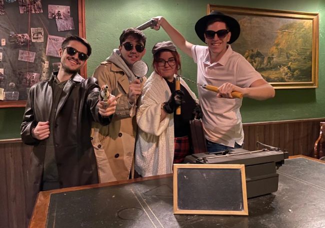 Company de feina a l’escape room Servei Secret