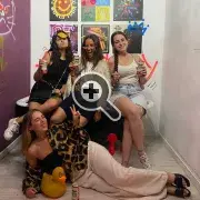 Jugadoras en After-Party escape room
